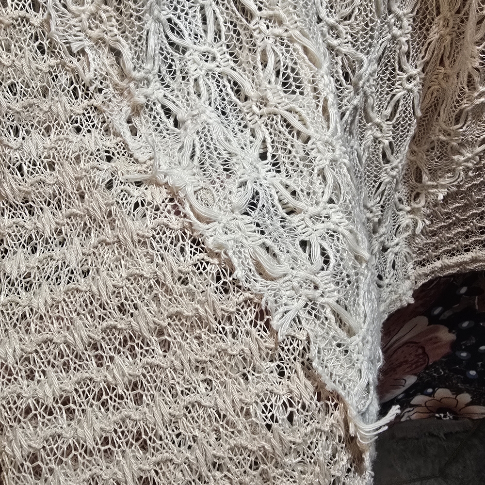 Elegant Cream Women's Sweater - Picture 5 of 16